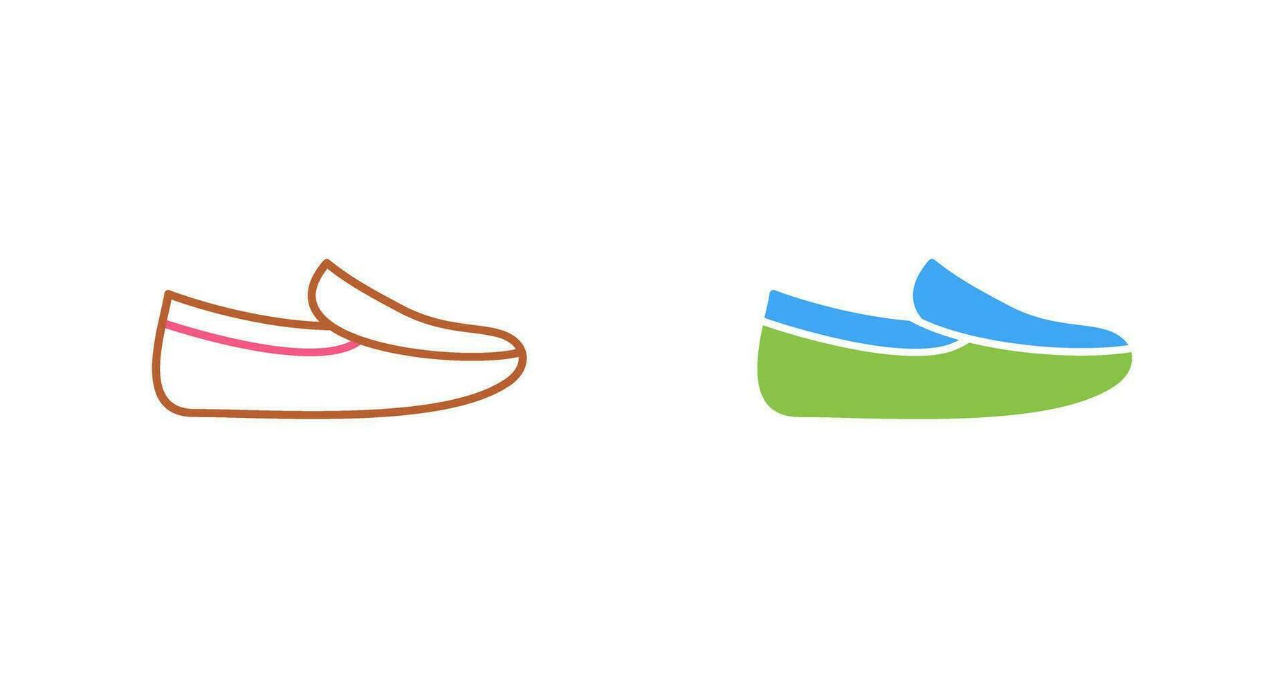 Men's Loafers Vector Icon