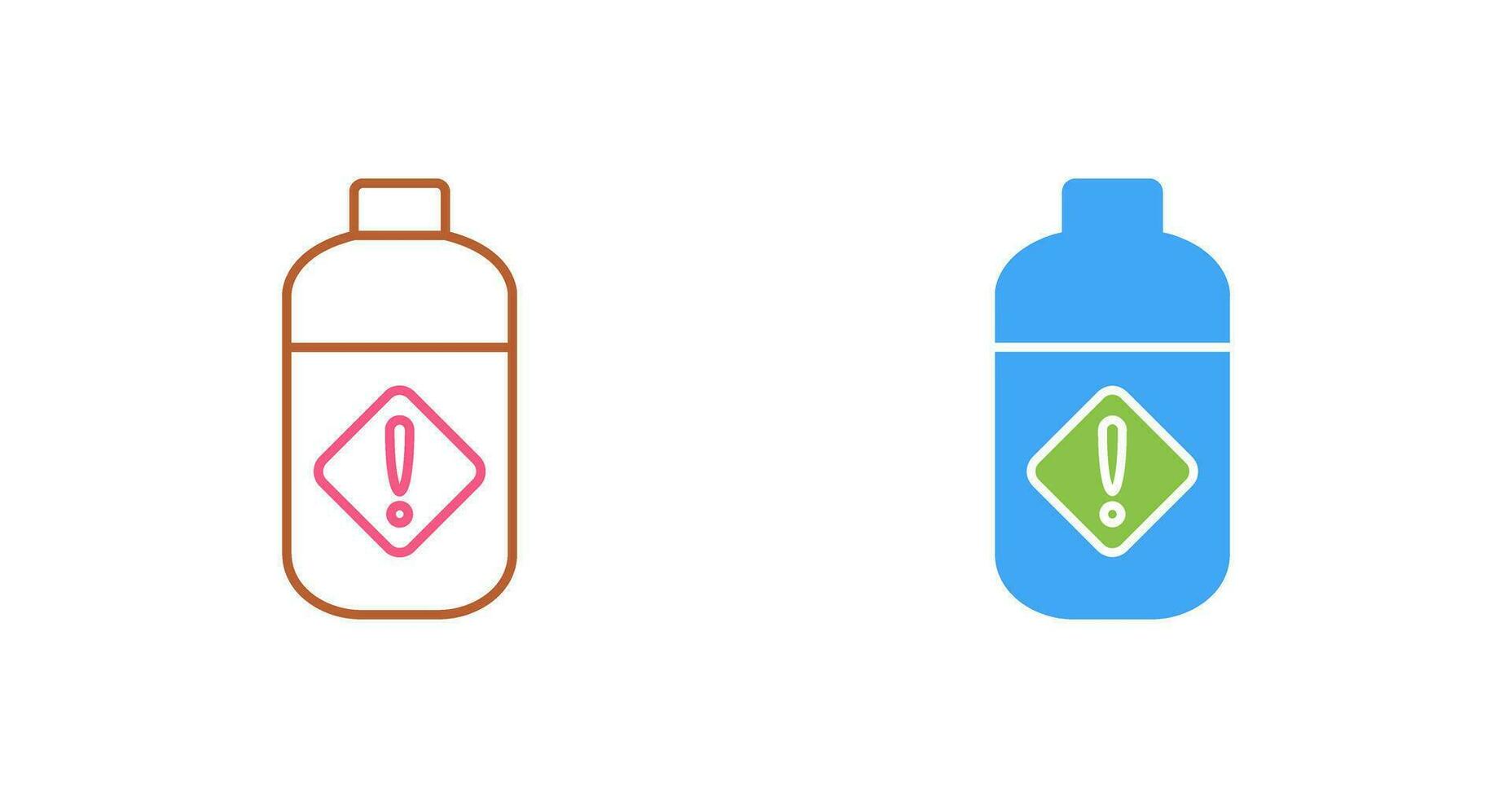 Pesticide Bottle Vector Icon