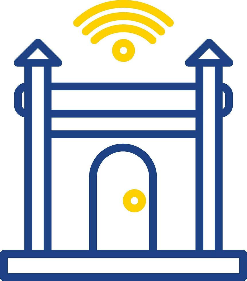 Halle gate Vector Icon Design