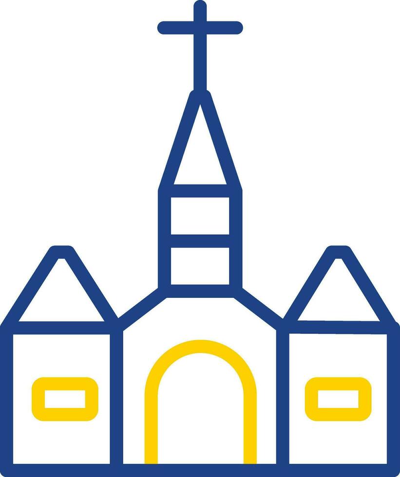 catedral vector icono diseño