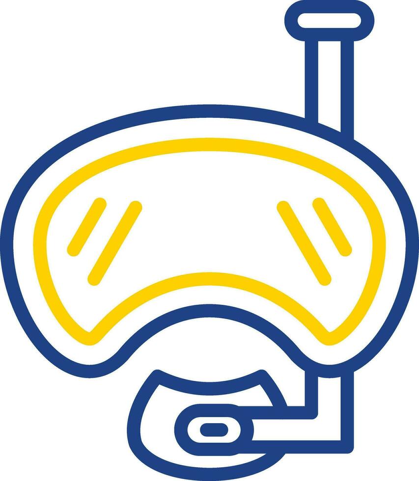 Diving mask Vector Icon Design