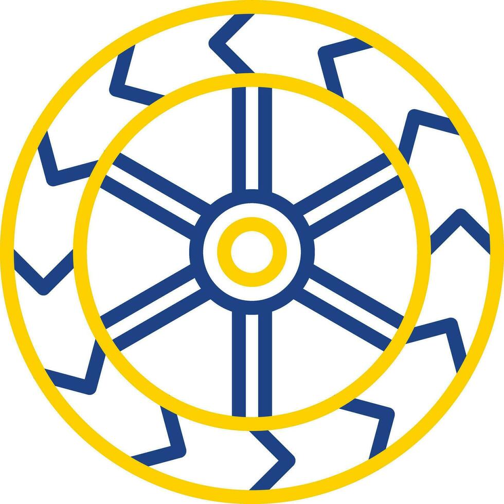 Wheels Vector Icon Design