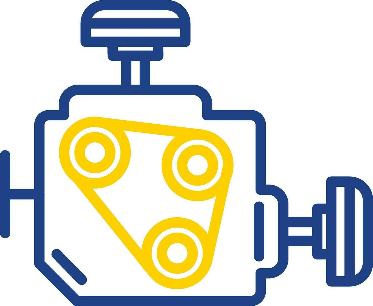 Car engine Vector Icon Design