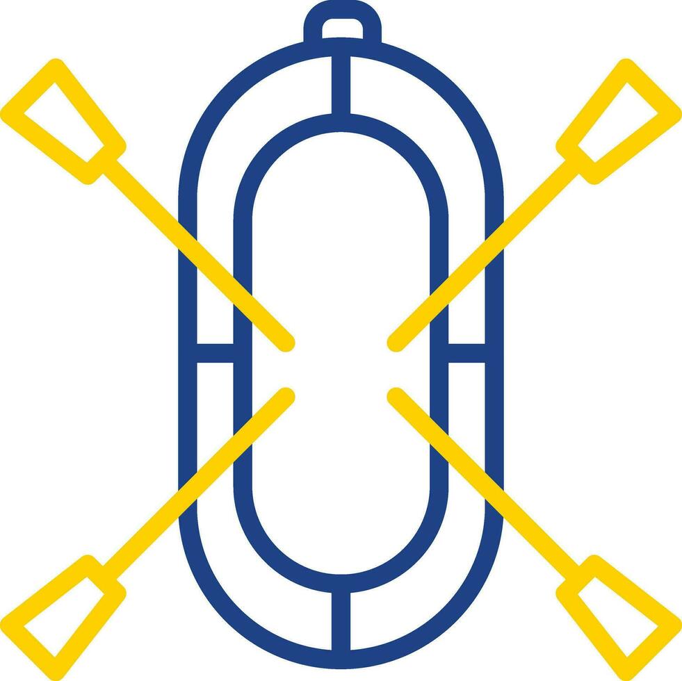 Rafting Vector Icon Design