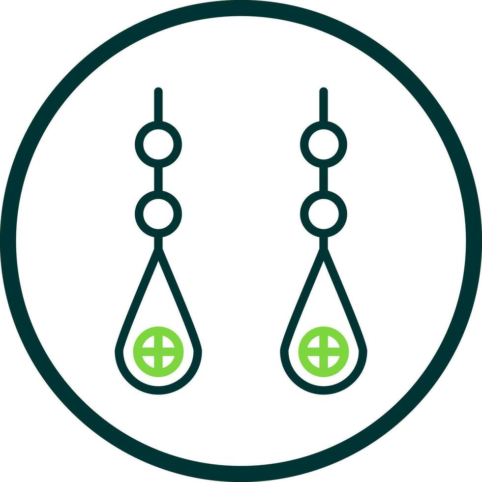 Earring Vector Icon Design