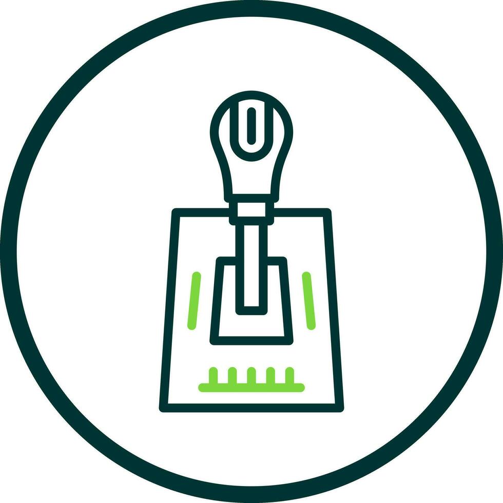 Gearshift Vector Icon Design