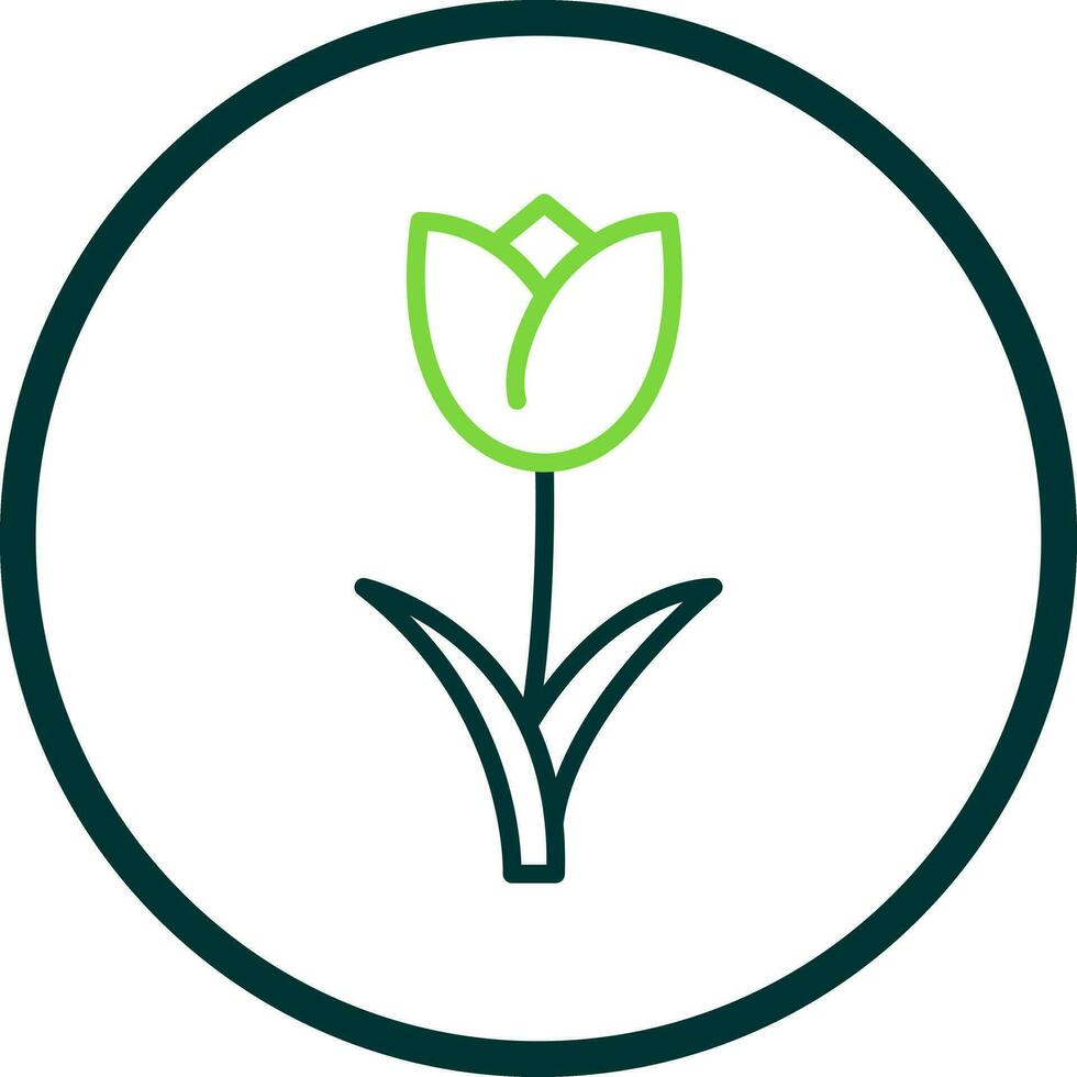 Tulips Vector Icon Design