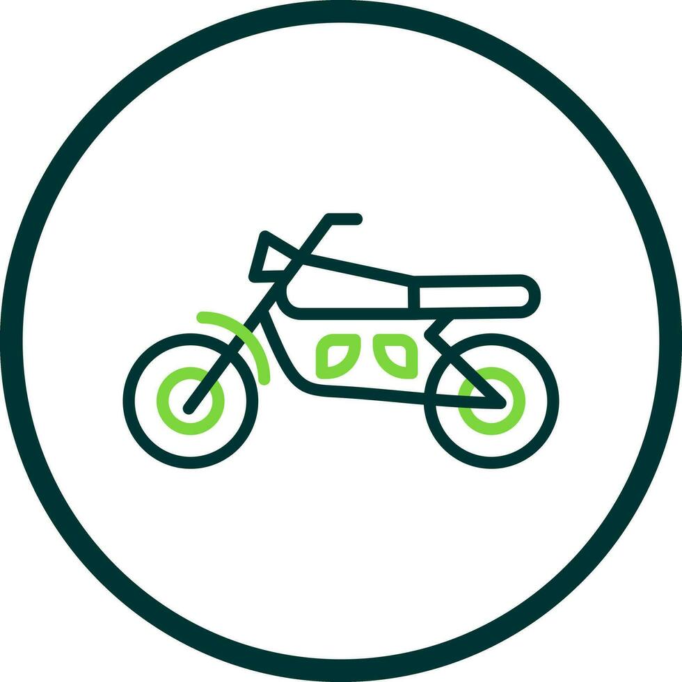 Motorbike Vector Icon Design