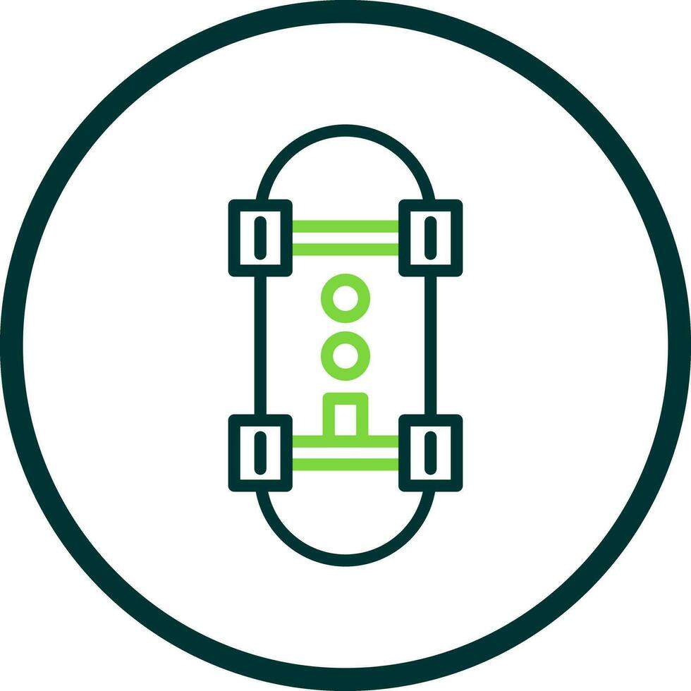 Skateboard Vector Icon Design