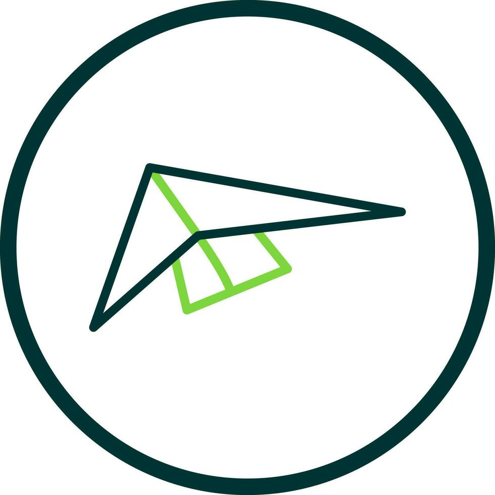 Hang gliding Vector Icon Design