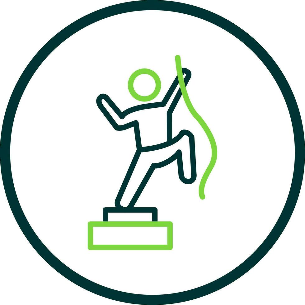Climbing Vector Icon Design