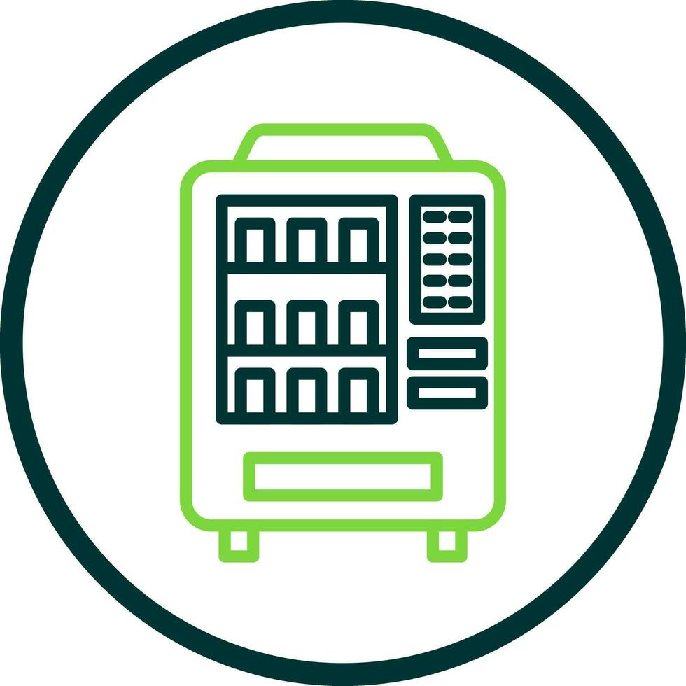 Vending machine Vector Icon Design