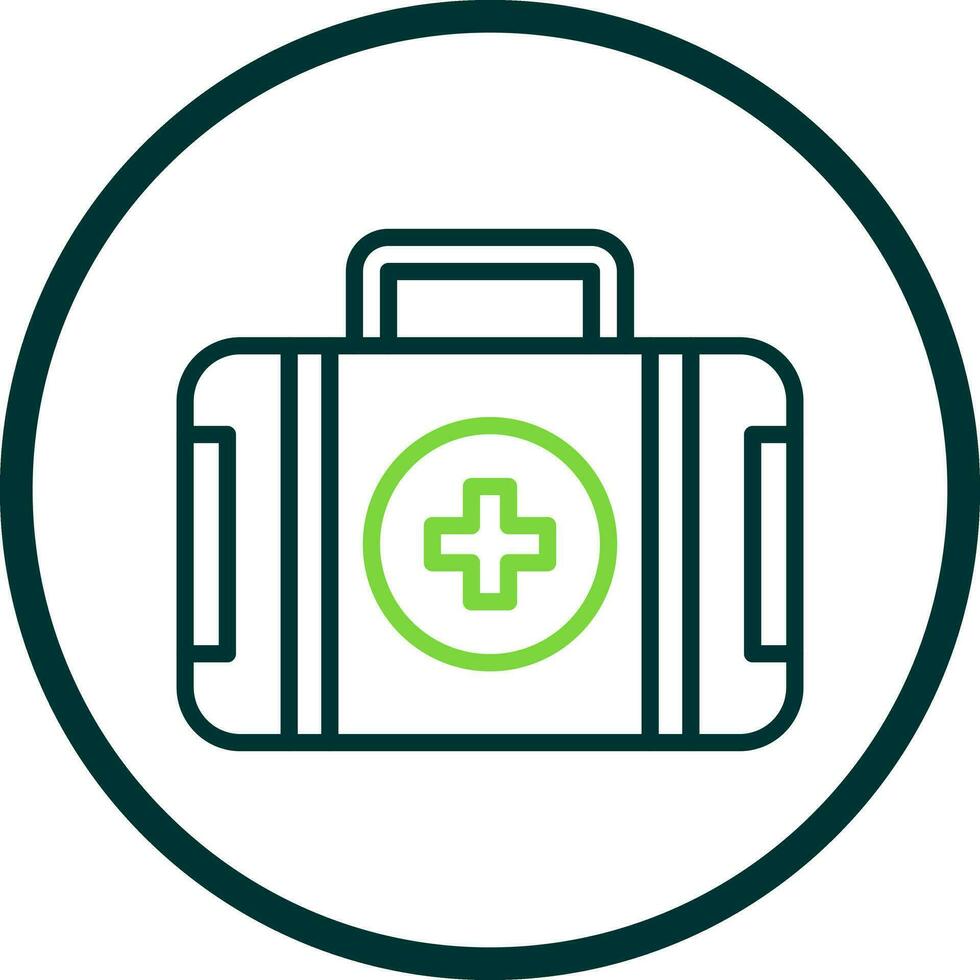 First aid kit Vector Icon Design