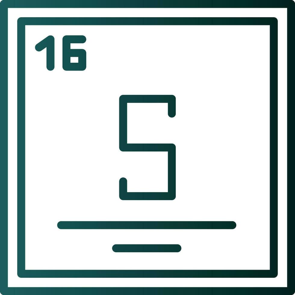 Sulfur Vector Icon Design