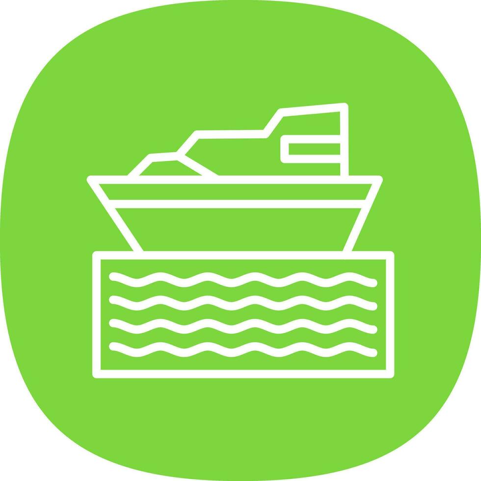 diseño de icono de vector de barco