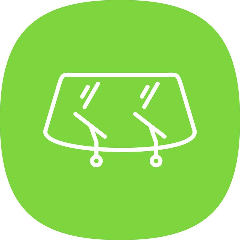 Windshield Vector Icon Design