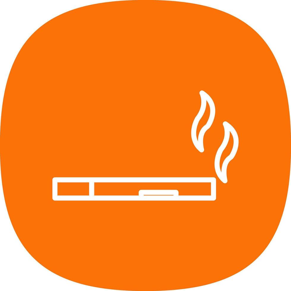 Cigar Vector Icon Design