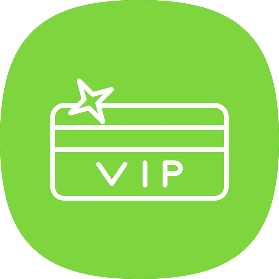 Vip card Vector Icon Design