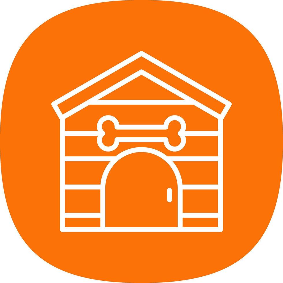 Dog area Vector Icon Design