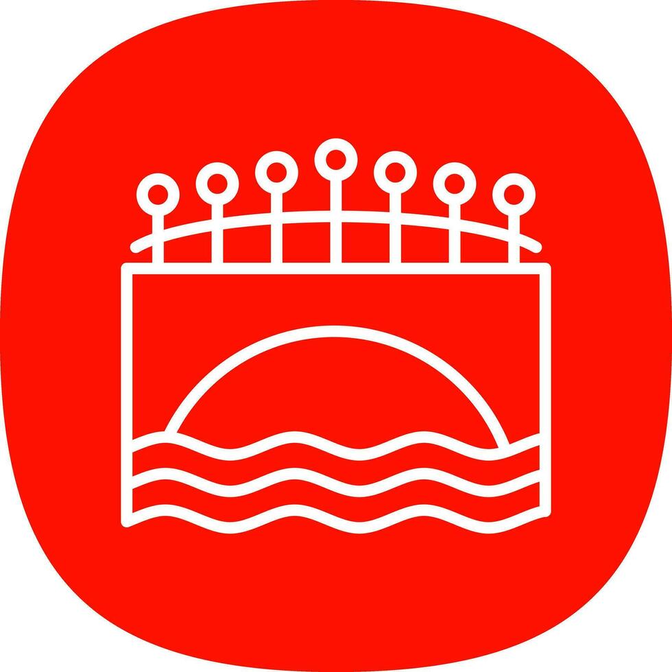 Canal Vector Icon Design