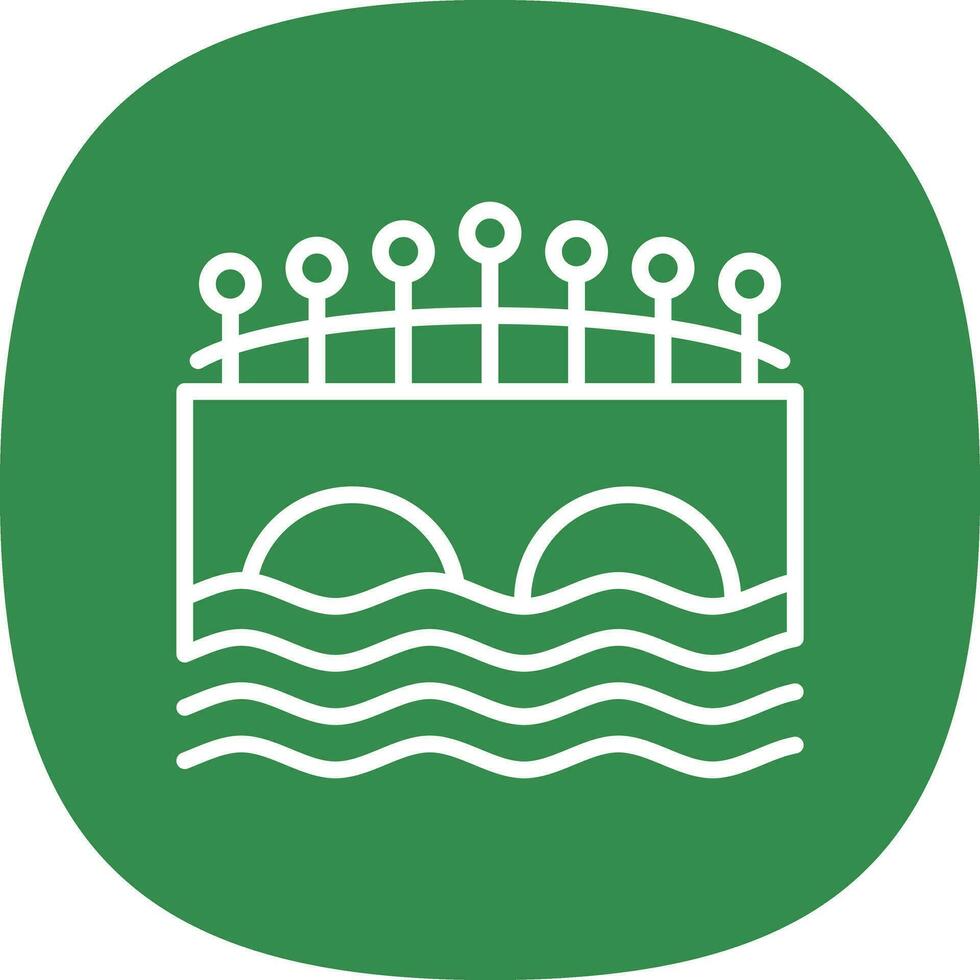 Canal Vector Icon Design