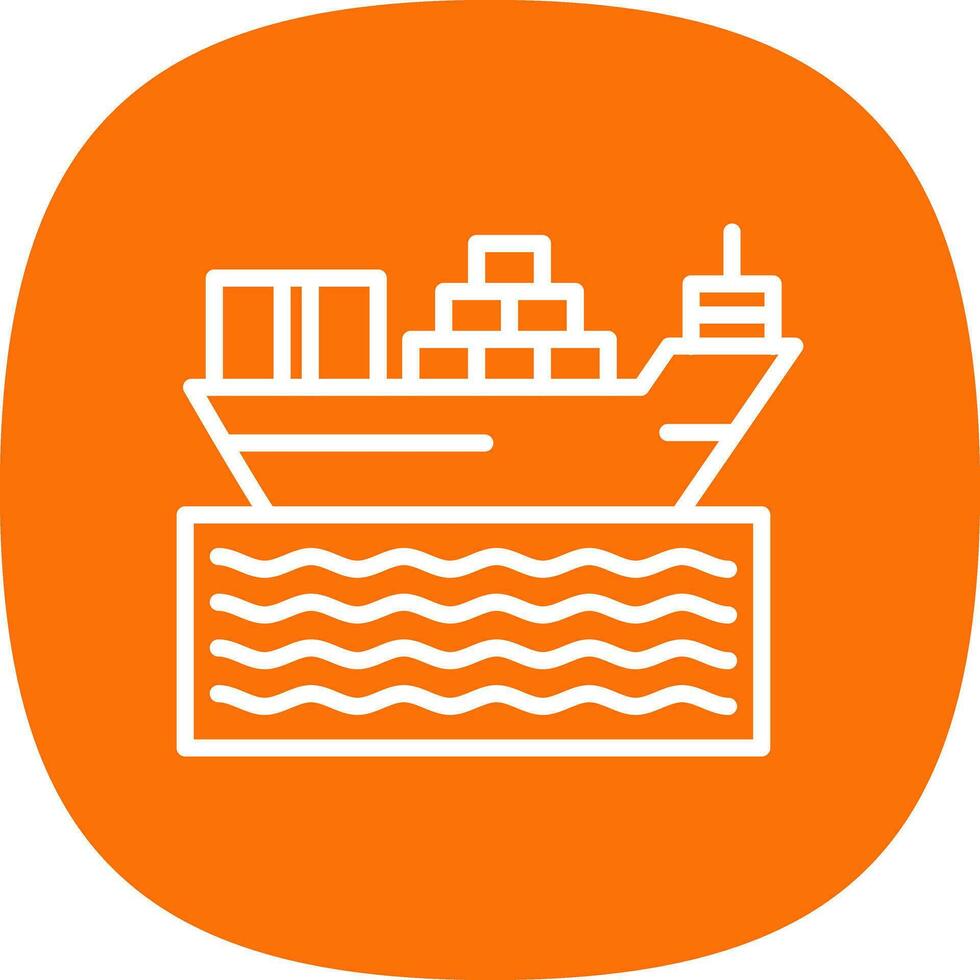 Ship Vector Icon Design