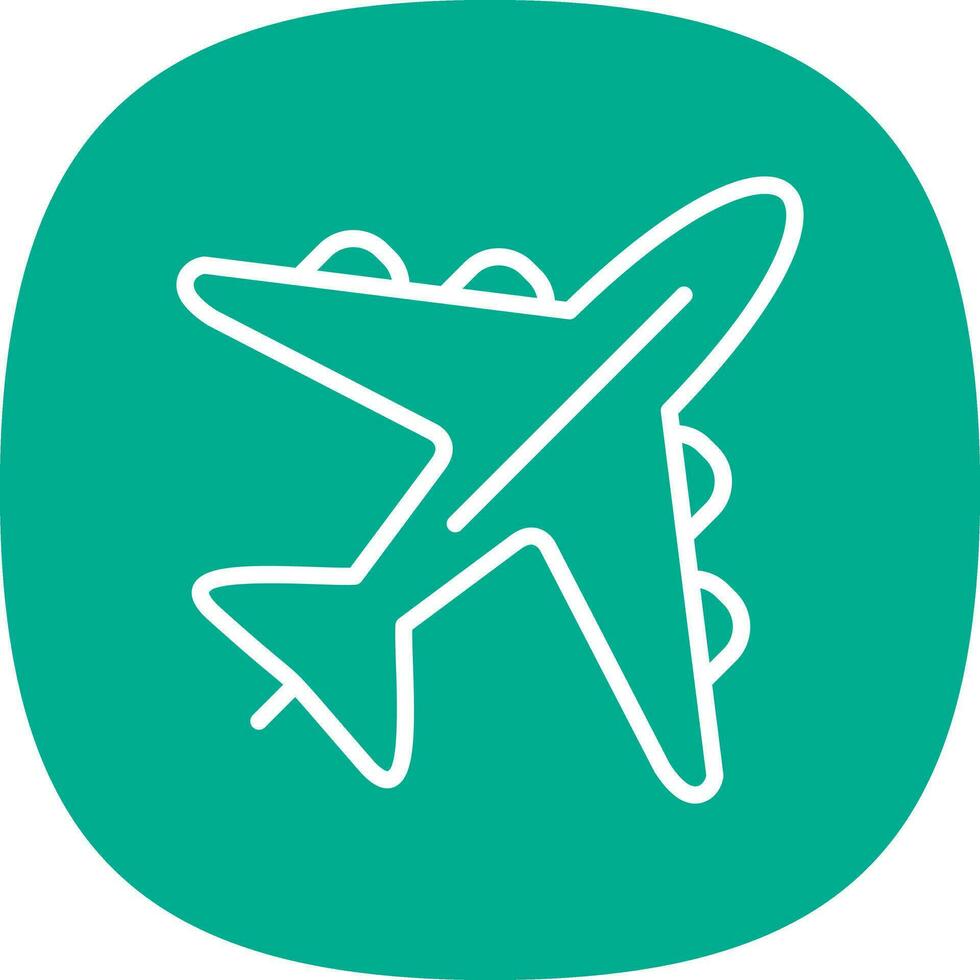 Airplane Vector Icon Design