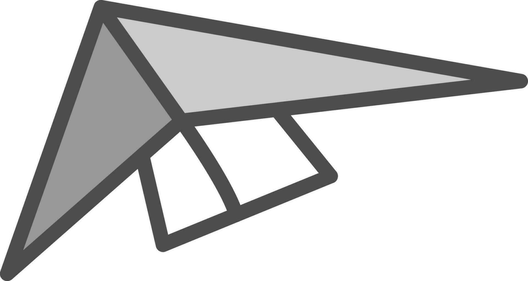 Hang gliding Vector Icon Design