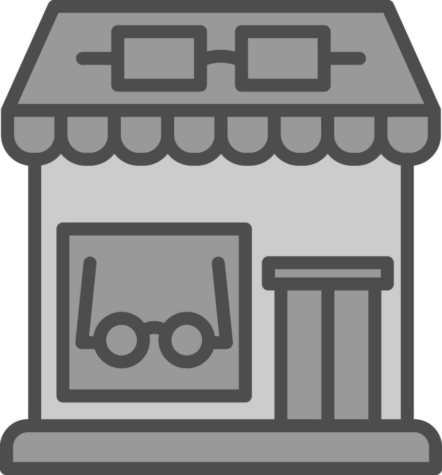 diseño de icono de vector de tienda óptica