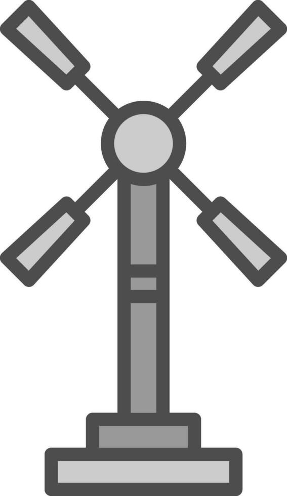 Windmill Vector Icon Design