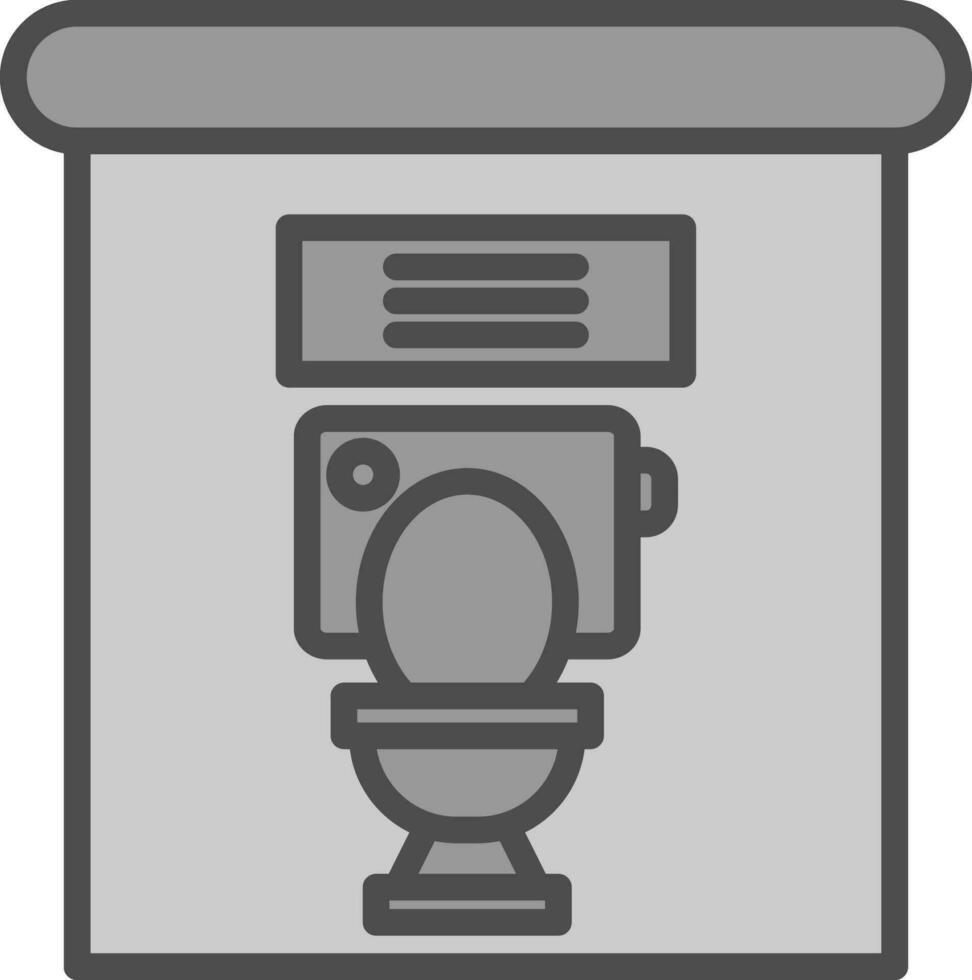 Restroom Vector Icon Design