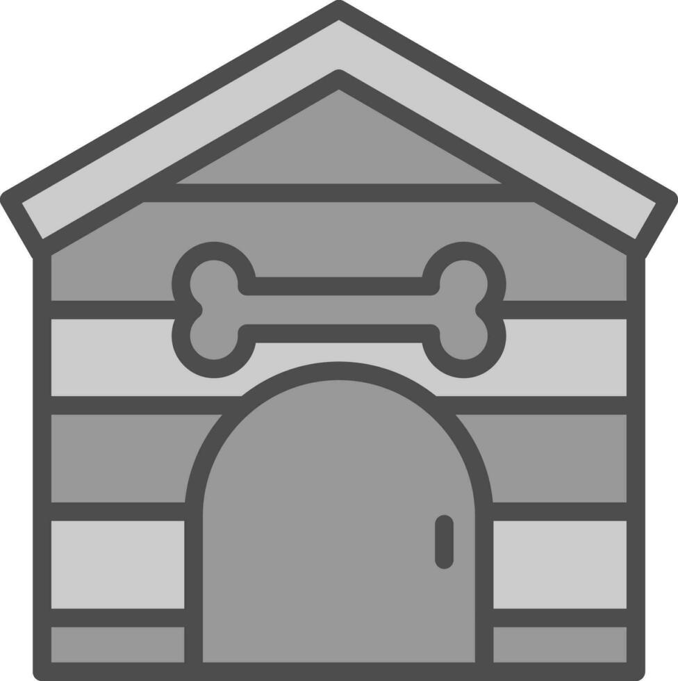 Dog area Vector Icon Design