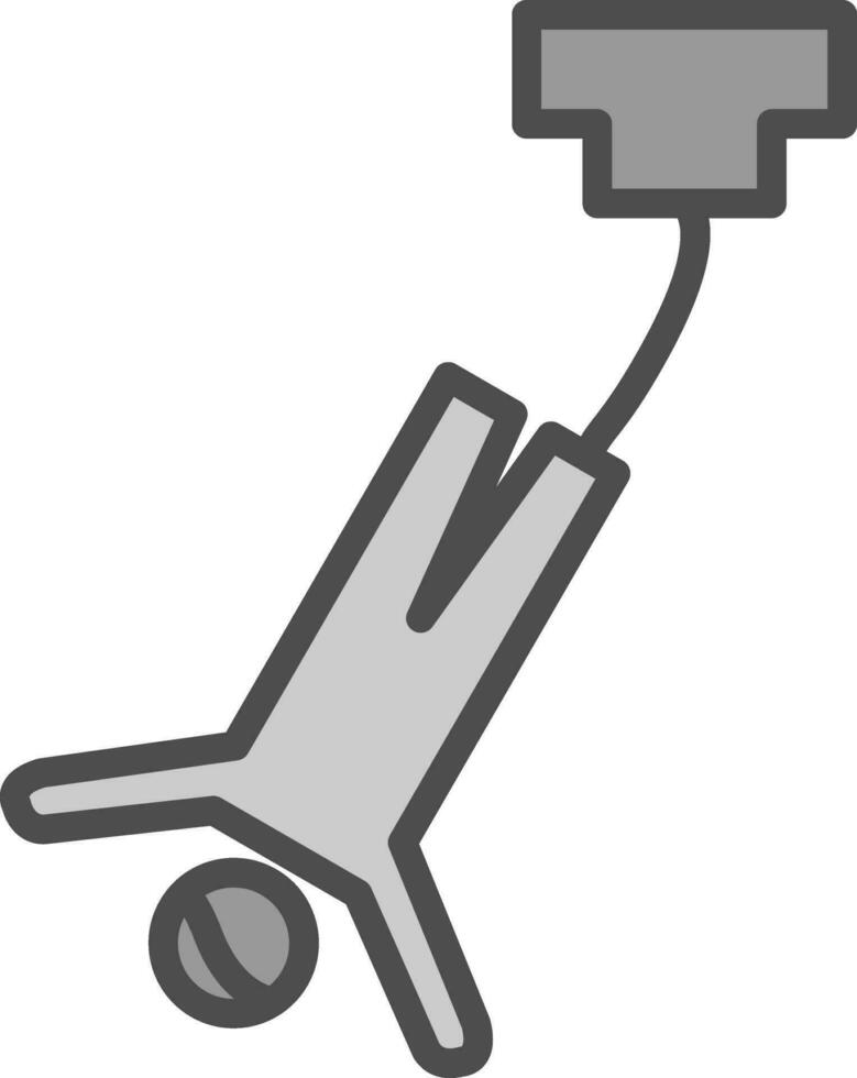 bungee saltando vector icono diseño