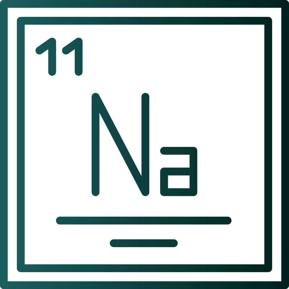 Sodium Vector Icon Design