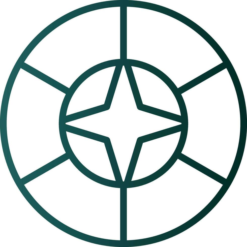 Frisbee Vector Icon Design
