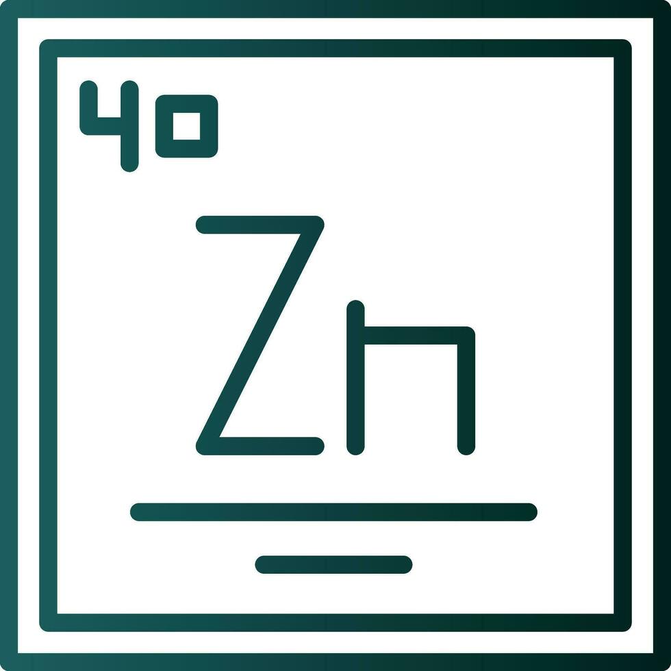 Zirconium Vector Icon Design