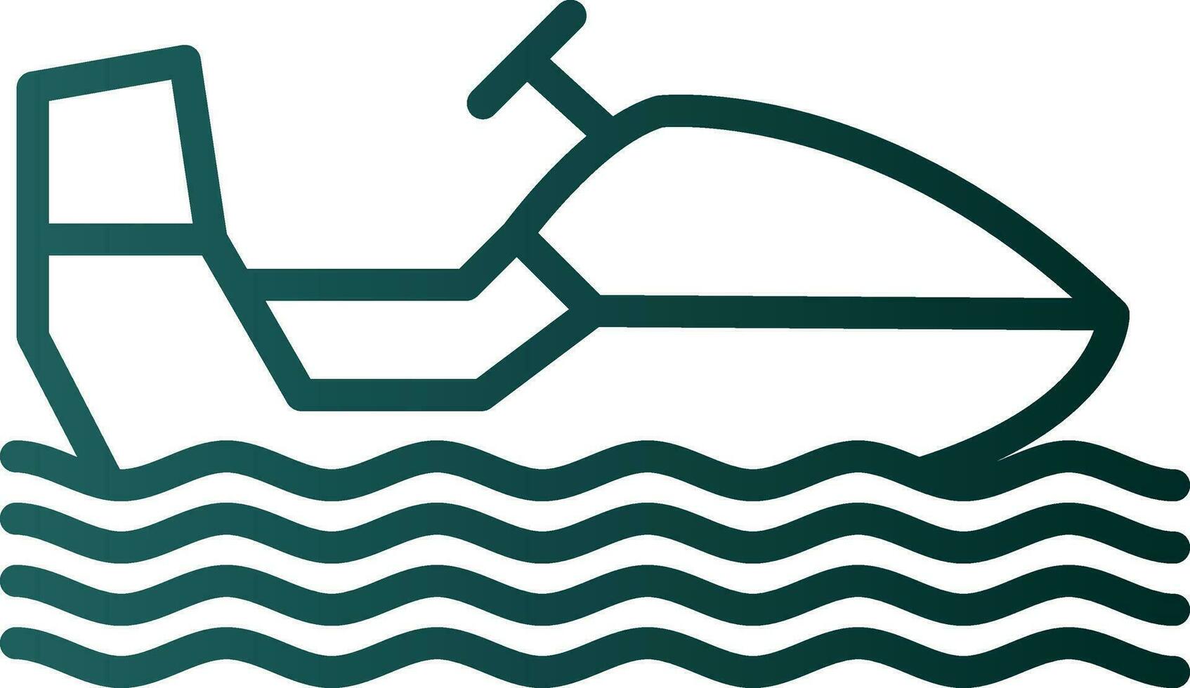 Snowmobile Vector Icon Design