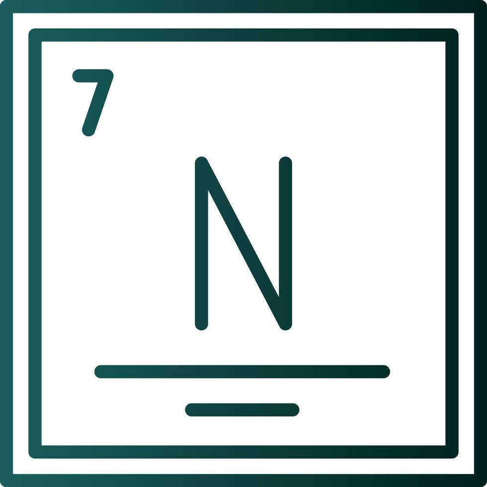 Nitrogen Vector Icon Design