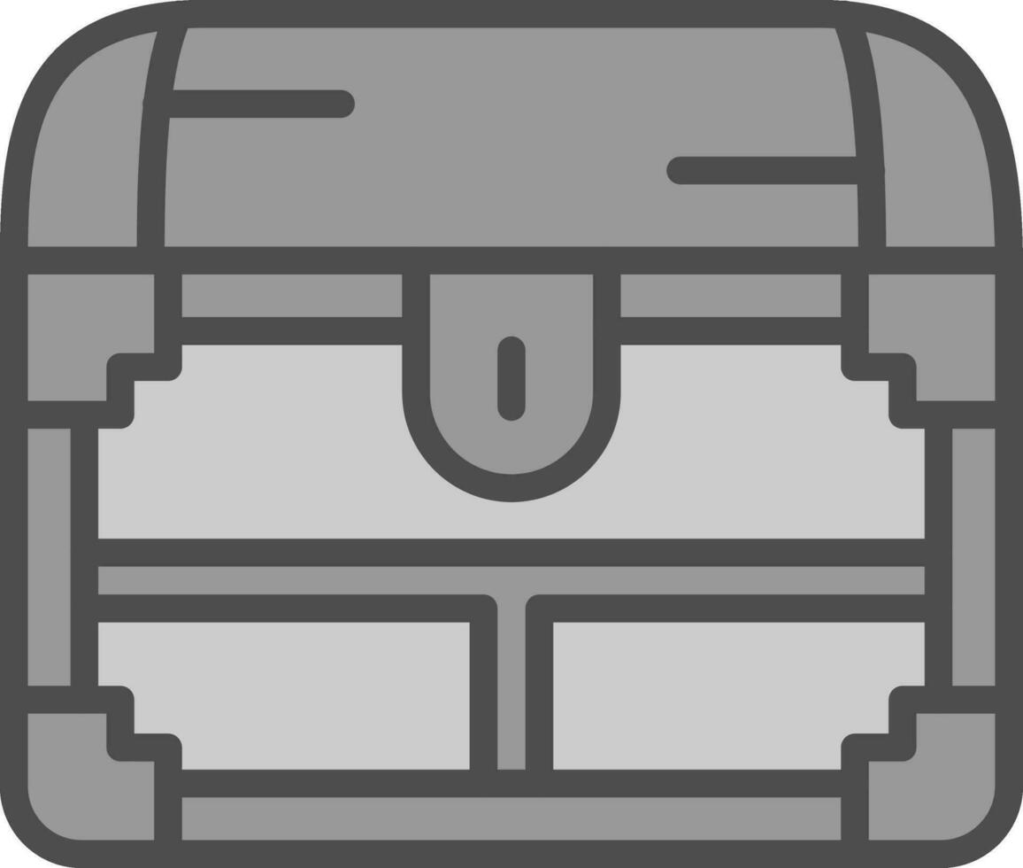 Treasure chest Vector Icon Design