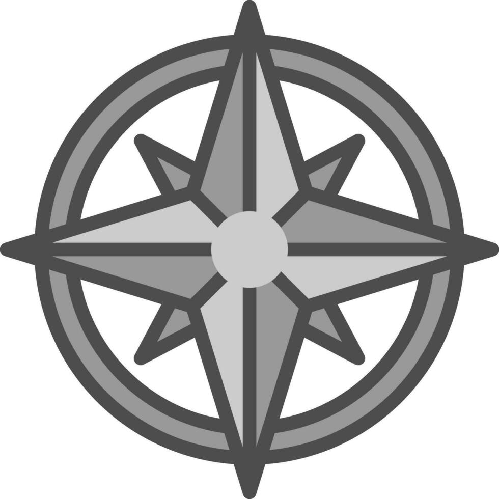 Wind rose Vector Icon Design