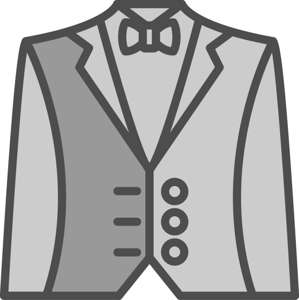 traje vector icono diseño