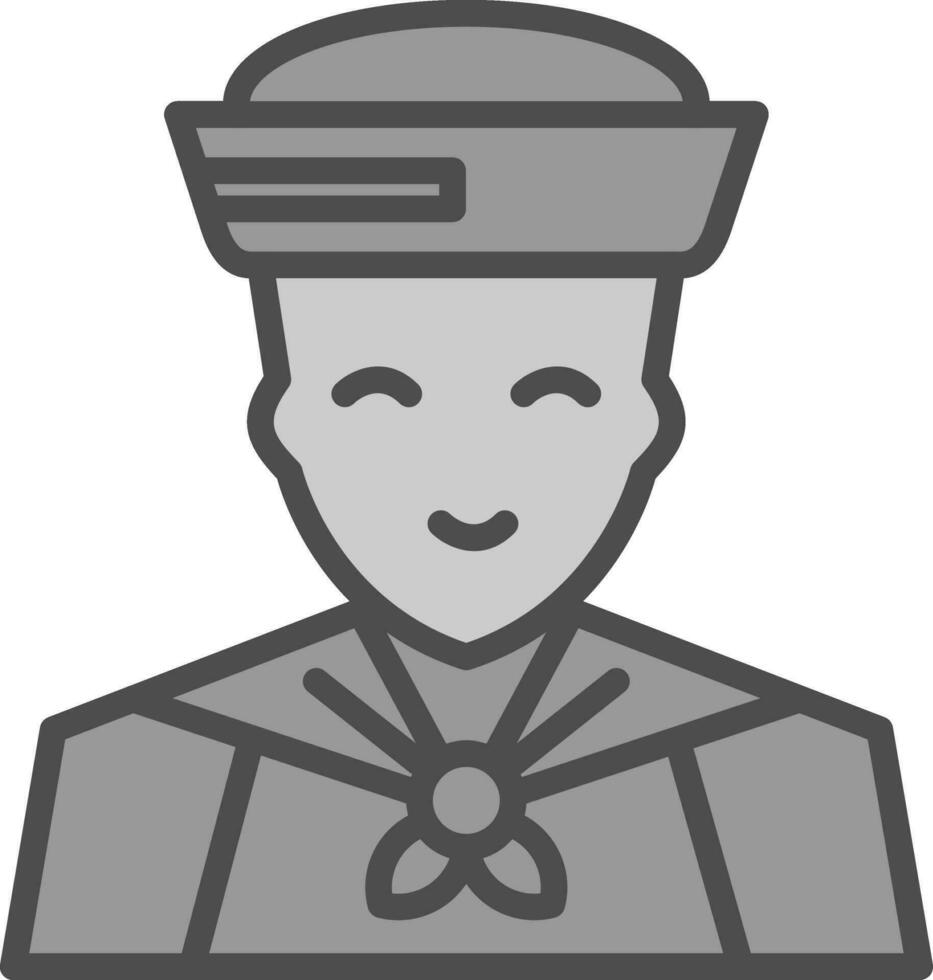 Sailor Vector Icon Design