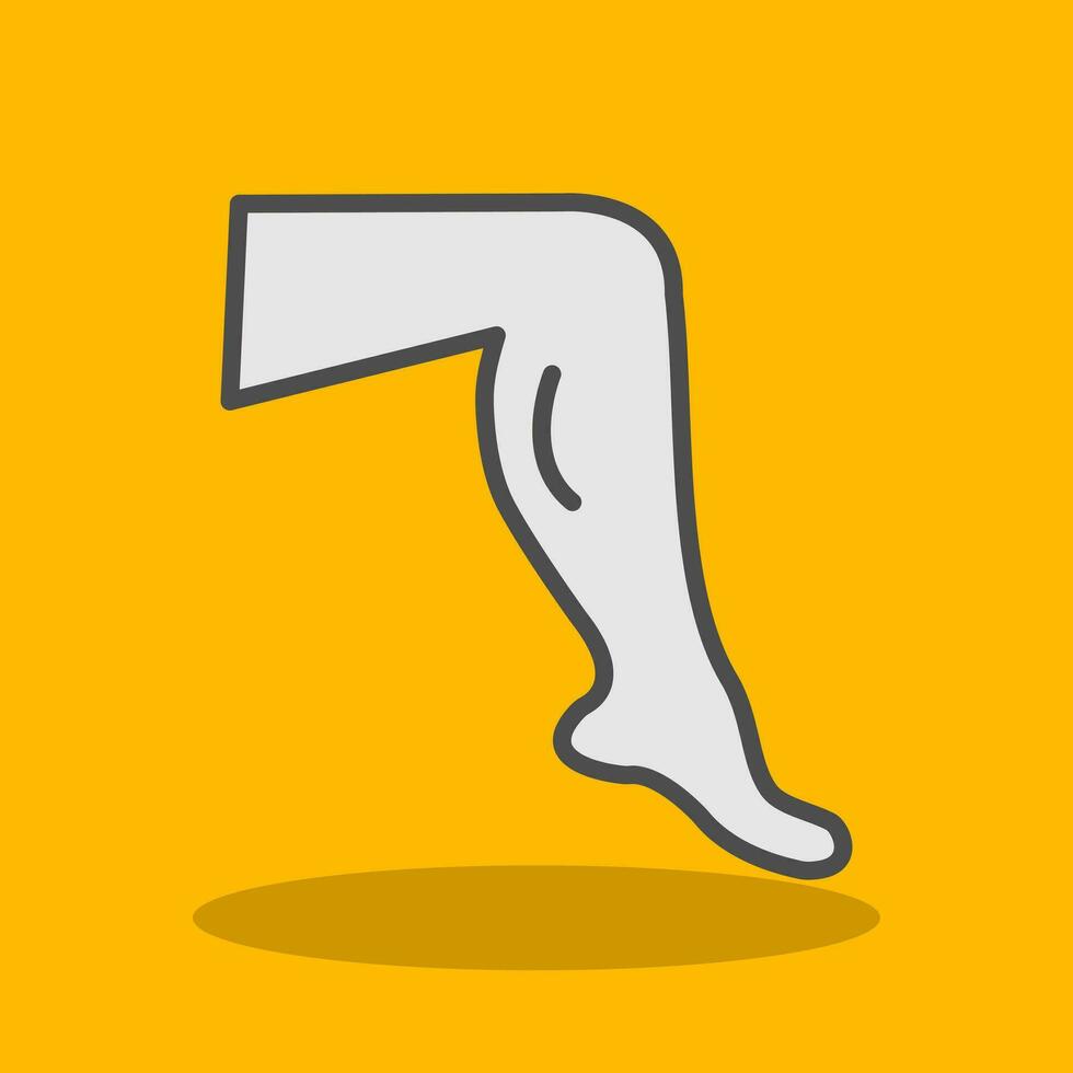 Leg Vector Icon Design