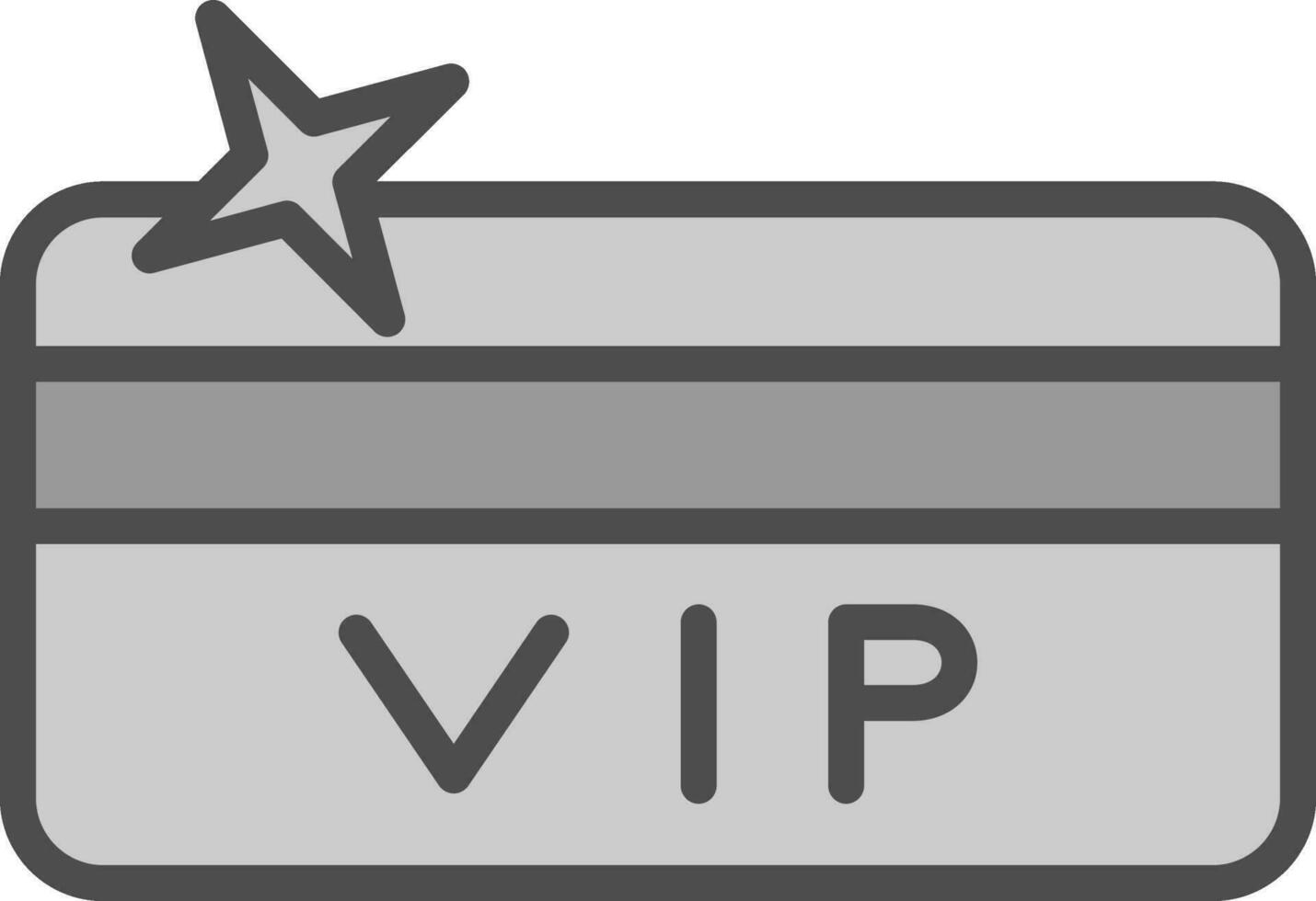 Vip card Vector Icon Design