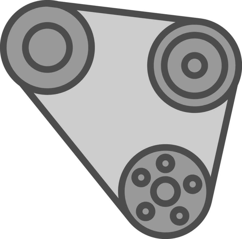Timing belt Vector Icon Design