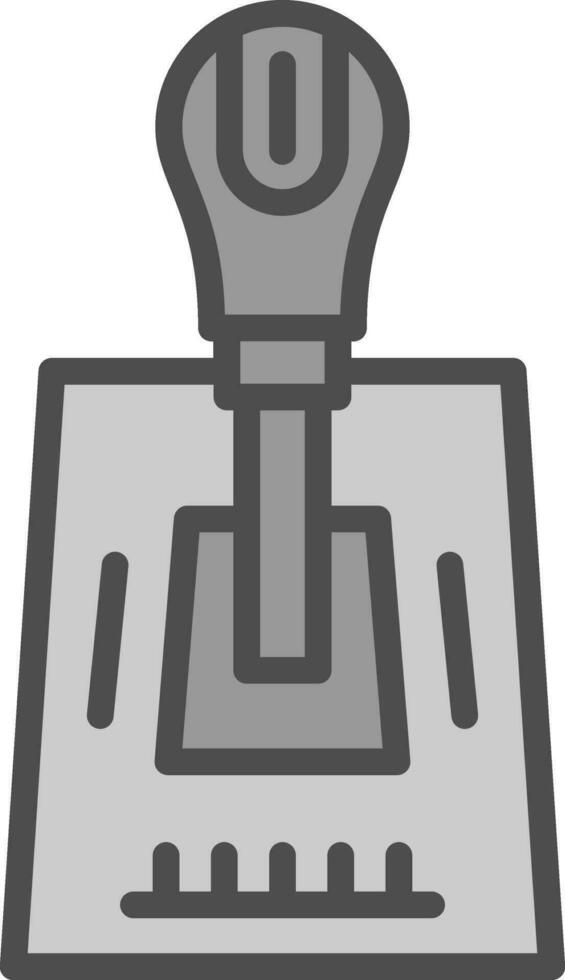 Gearshift Vector Icon Design