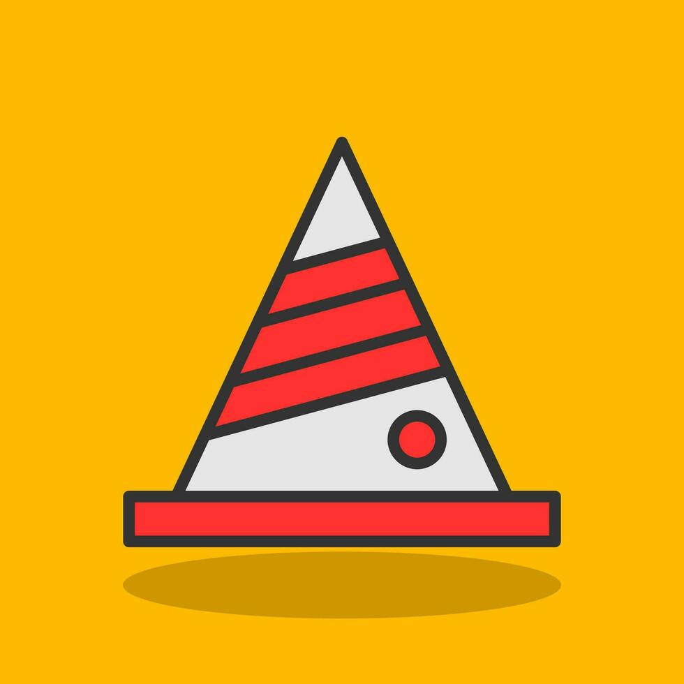 Cone Vector Icon Design