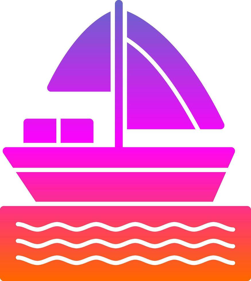 diseño de icono de vector de barco