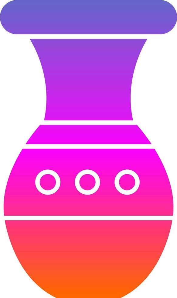 Vase Vector Icon Design