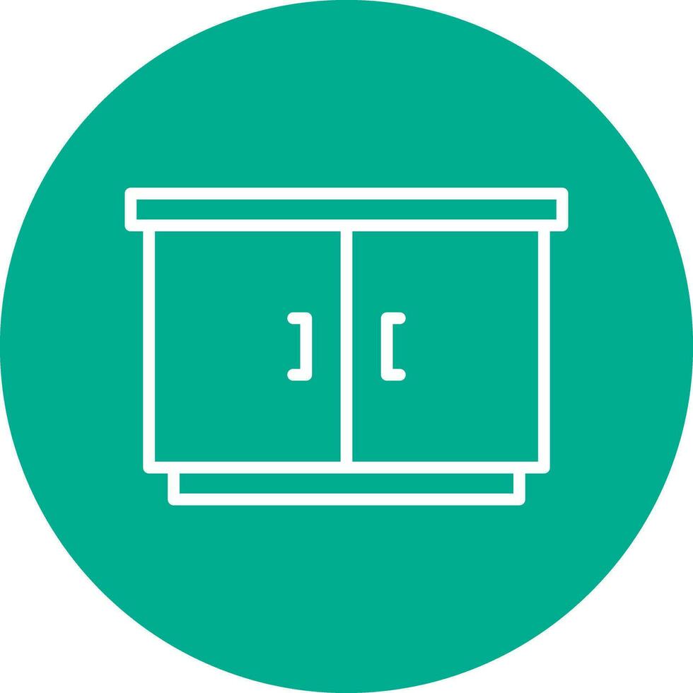 Cabinet Vector Icon Design
